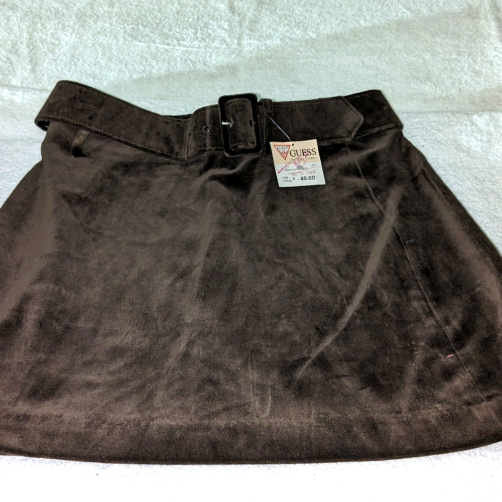 Guess Velvet Skirt NWT size 8